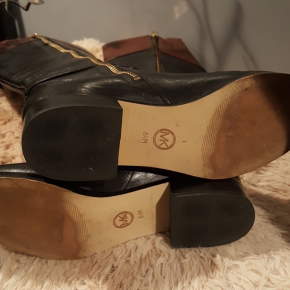 Like new! Michael Kors Fulton Harness Boots - Picture 7 of 8